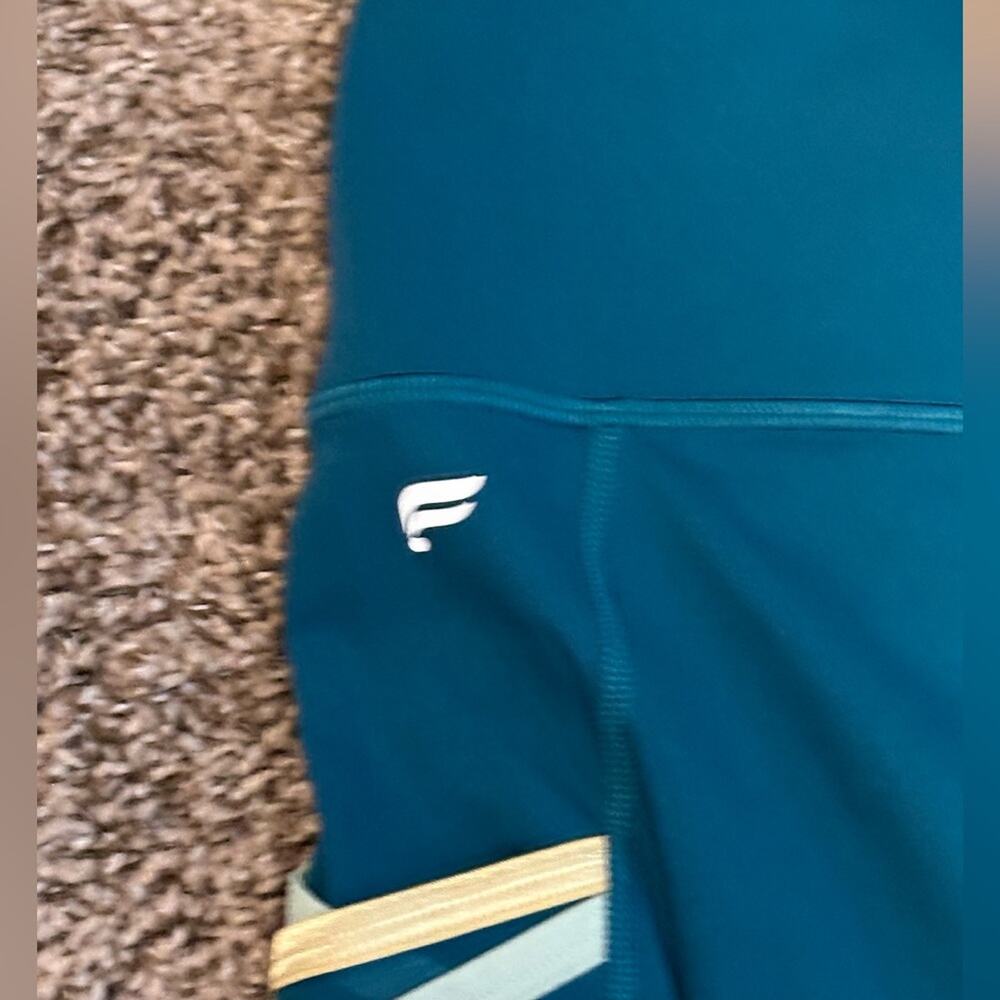 Fabletics Motion 365 Green Women’s  Leggings Size Large EUC - Picture 5 of 7